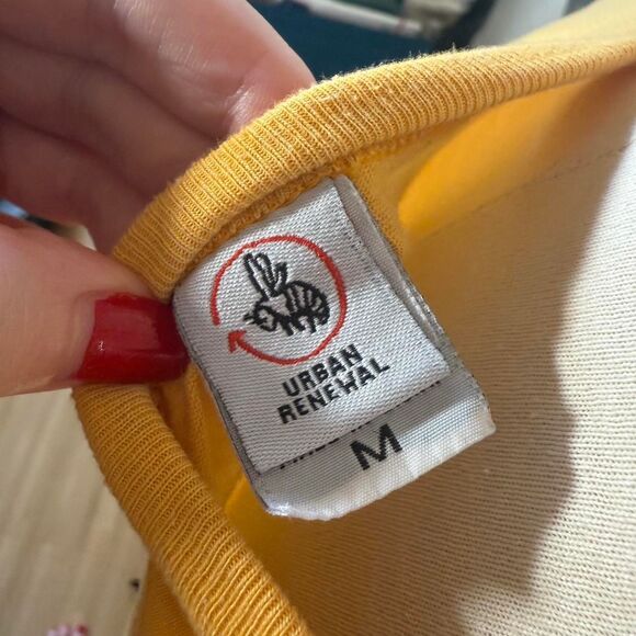 Urban-outfitters Women's Yellow and Red T-shirt - Picture 7 of 8